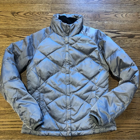 The North Face Jackets & Blazers - The North Face Coat Puffer Silver